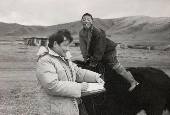 1989年吴凡到阿坝写生