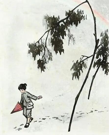 吴凡 《初晴》 版画
